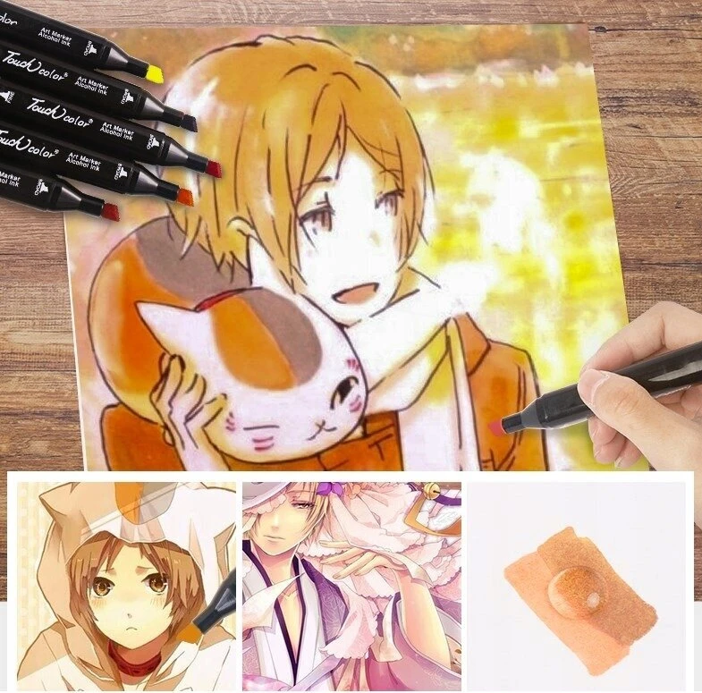 Spalvoti dvipusiai žymekliai Highlighters, 168 vnt