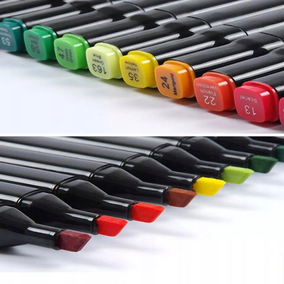 Spalvoti dvipusiai žymekliai Highlighters, 120 vnt Iso Trade