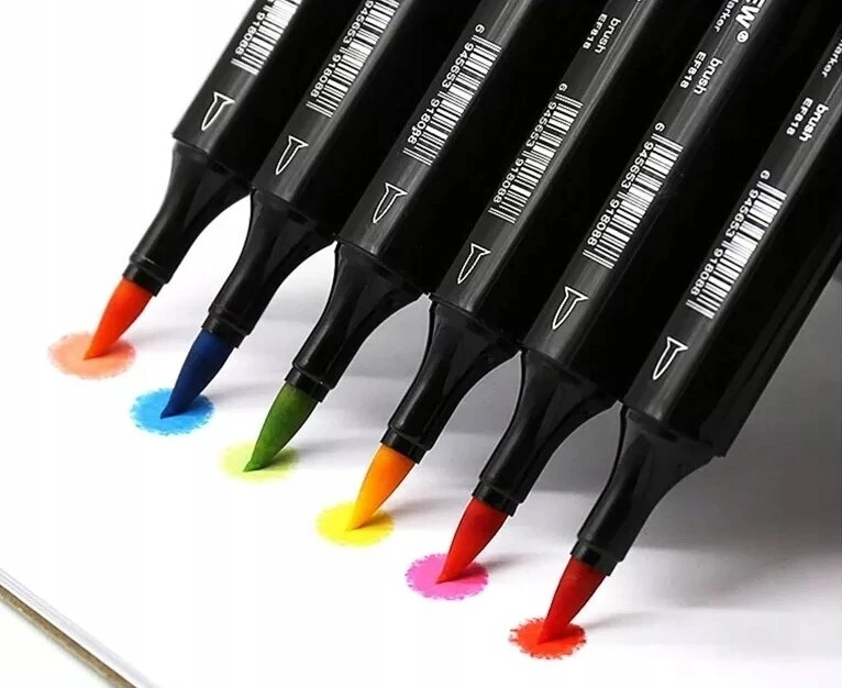 Spalvoti dvipusiai žymekliai Highlighters, 168 vnt