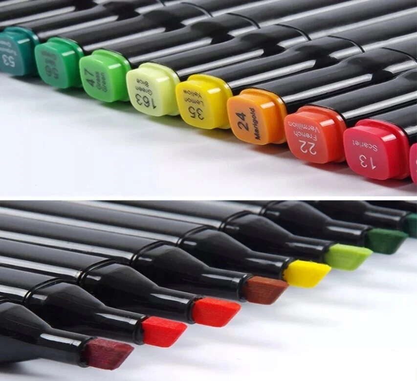 Spalvoti dvipusiai žymekliai Highlighters, 168 vnt