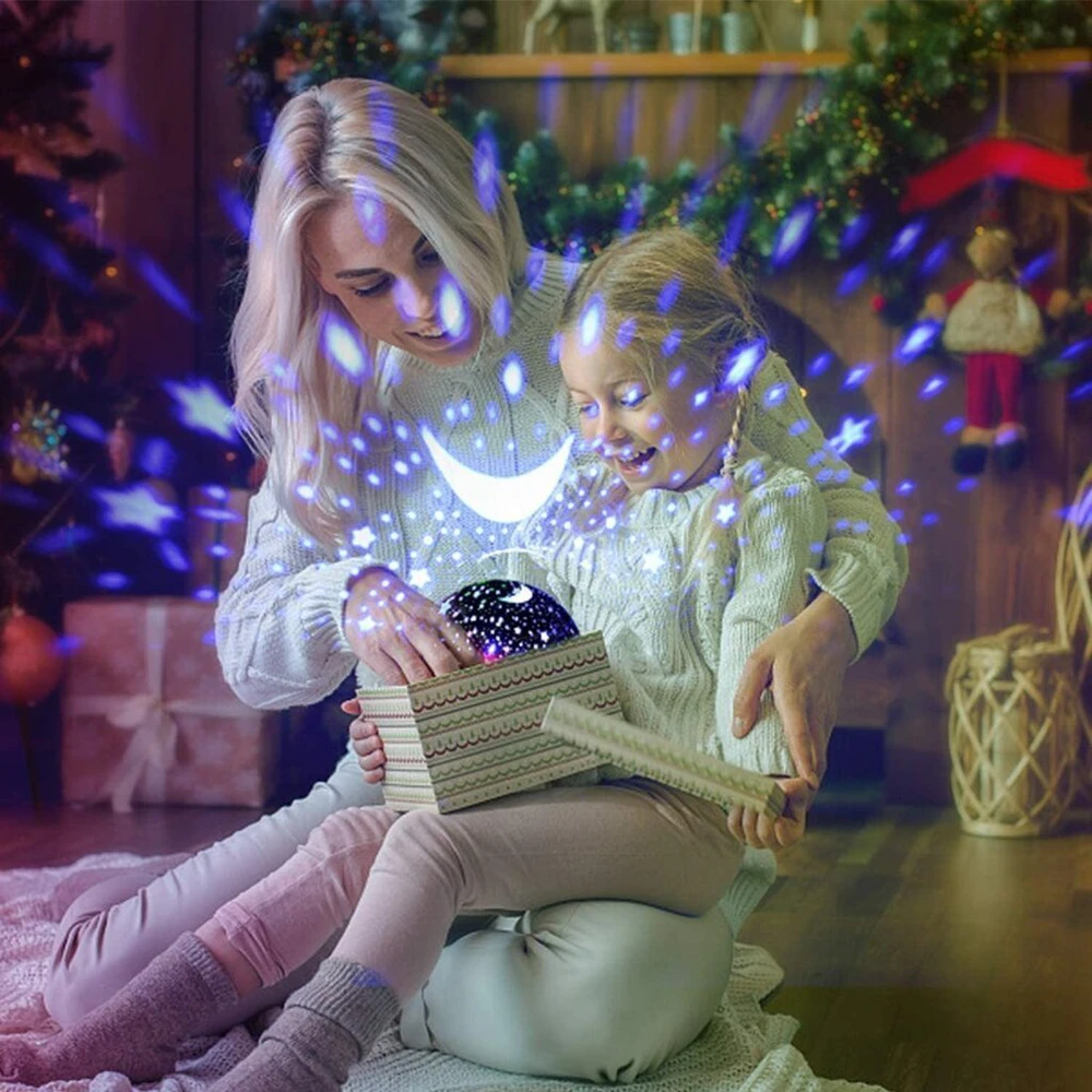 Star Master 360 vaikiškas besisukantis naktinis šviestuvas
