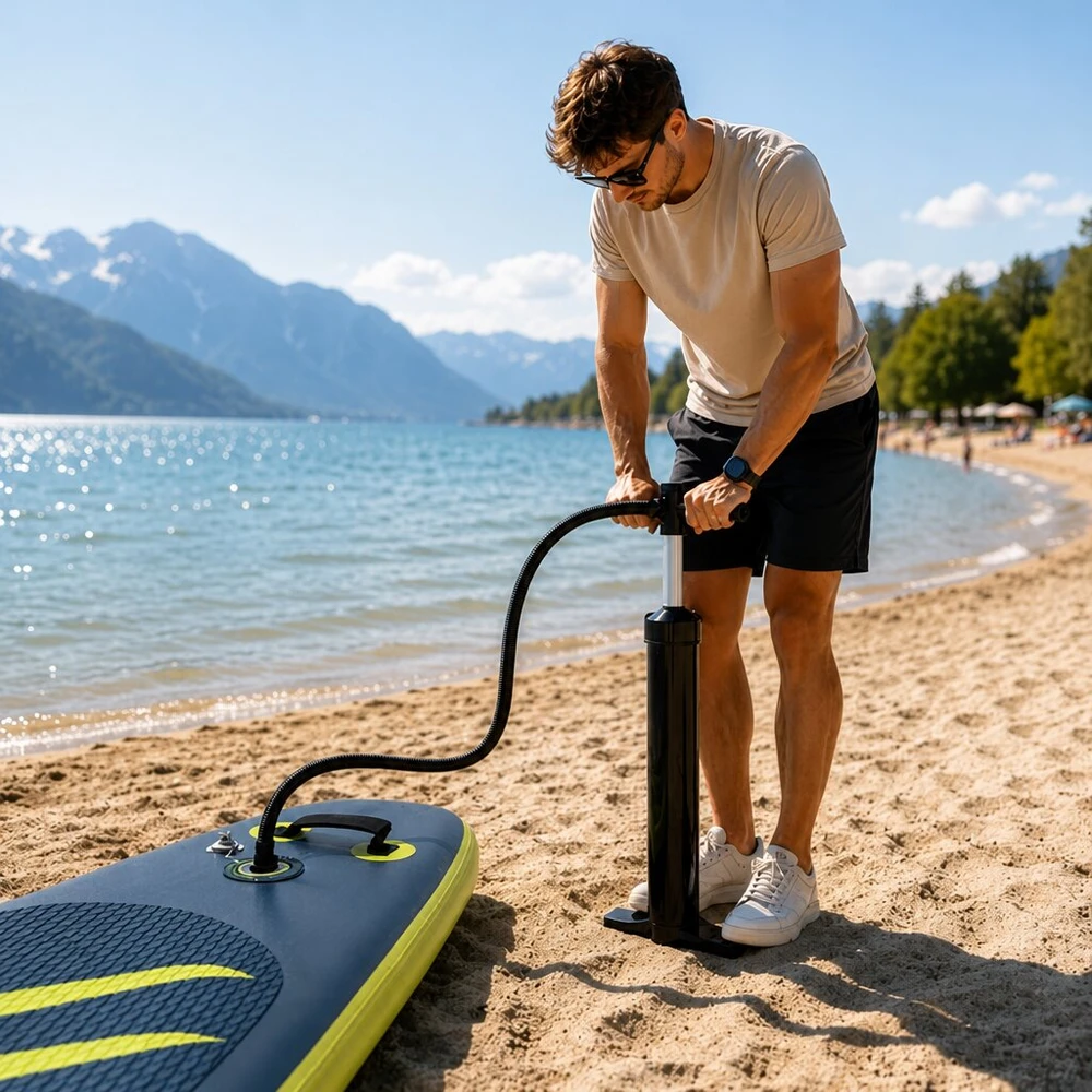 Irklentė SUP lenta 320 cm su reguliuojamu irklu ir trimis pelekais