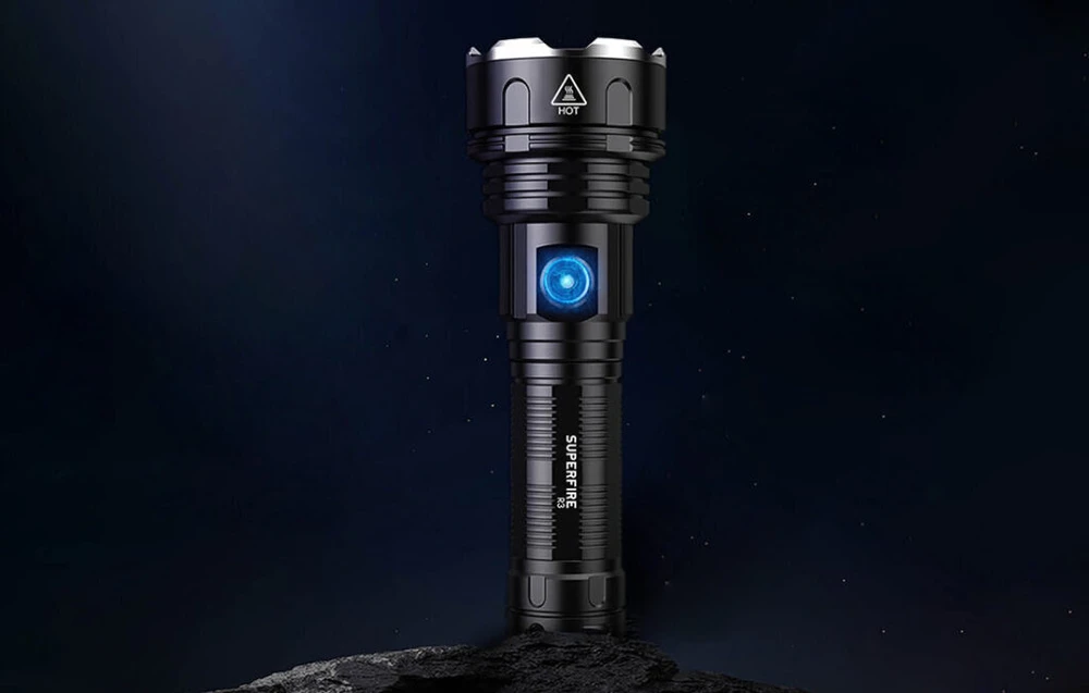 Superfire R3 P90 žibintuvėlis 2700lm USB