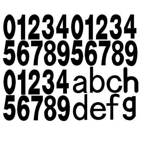 Šviečiantis namo numeris, 18x20x3 cm