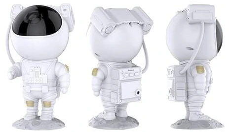 Šviesų projektorius Izoxis vaikiškas stalinis šviestuvas Astronautas
