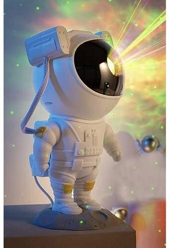 Šviesų projektorius Izoxis vaikiškas stalinis šviestuvas Astronautas
