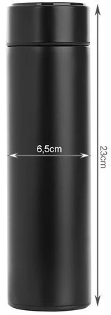 Termosas su LED ekranu, termometru, temperatūros indikatoriumi, 500 ml