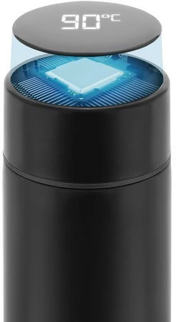 Termosas su LED ekranu, termometru, temperatūros indikatoriumi, 500 ml