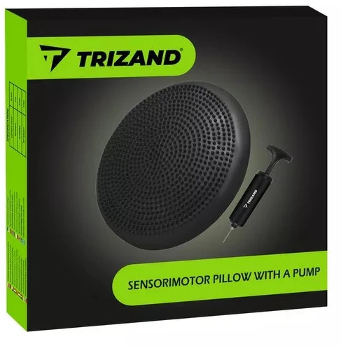 Trizand Sensomotorinė balansinė pagalvėlė su pompa, skersmuo 34 cm