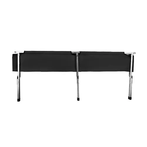 Turistinė sulankstoma lova 189 x 70 x 43 cm, juoda
