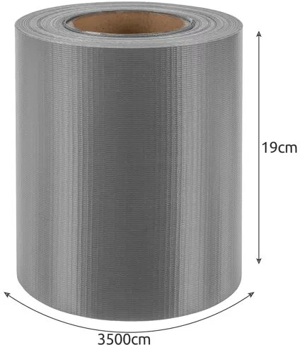 Tvoros juosta 19cmx35m 450g/m2, pilka
