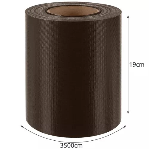 Tvoros juosta 19cmx35m 450g/m2, ruda