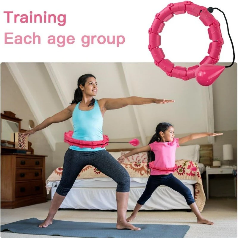 None UAB Ridiva; Plungės g. 4, Vilnius, LT-02300; info@reach.lt Masažuojantis gimnastikos lankas Smart Hula Hoop HHP007 rožinis