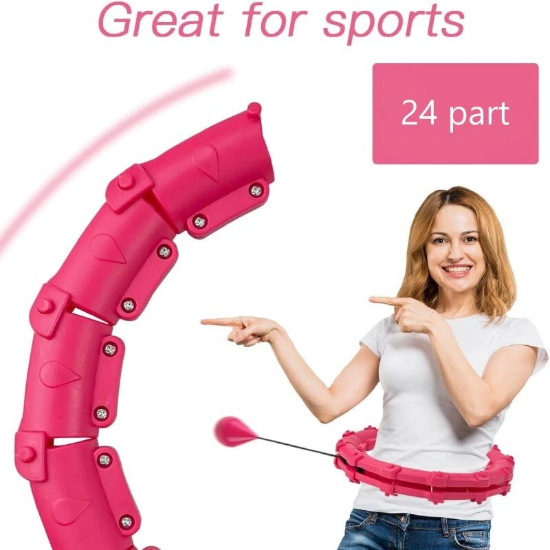 None UAB Ridiva; Plungės g. 4, Vilnius, LT-02300; info@reach.lt Masažuojantis gimnastikos lankas Smart Hula Hoop HHP007 rožinis