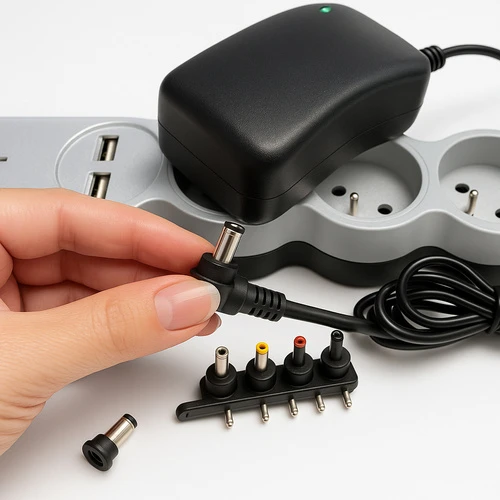 Universalus maitinimo šaltinis 3–12V USB, 30W su 6 antgaliais