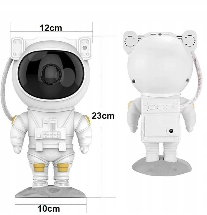 Vaikiškas projektoriaus Astronautas, įvairių spalvų