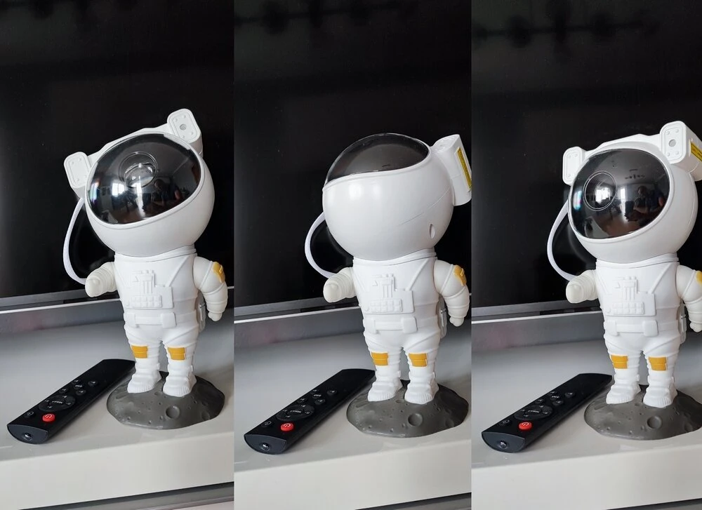 Vaikiškas projektoriaus Astronautas, įvairių spalvų