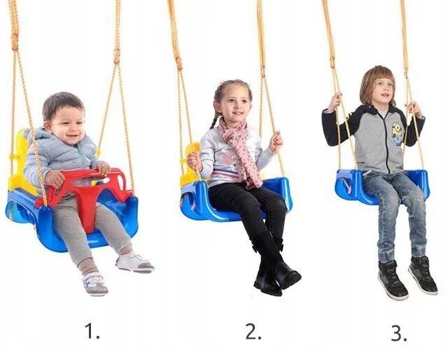 Vaikiškos sūpynės. 3in1