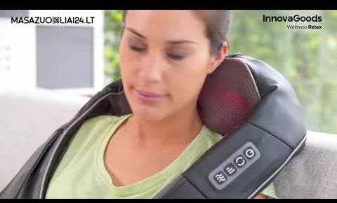 Vibro masažuoklis InnovaGoods Shiatsu Pro 24W