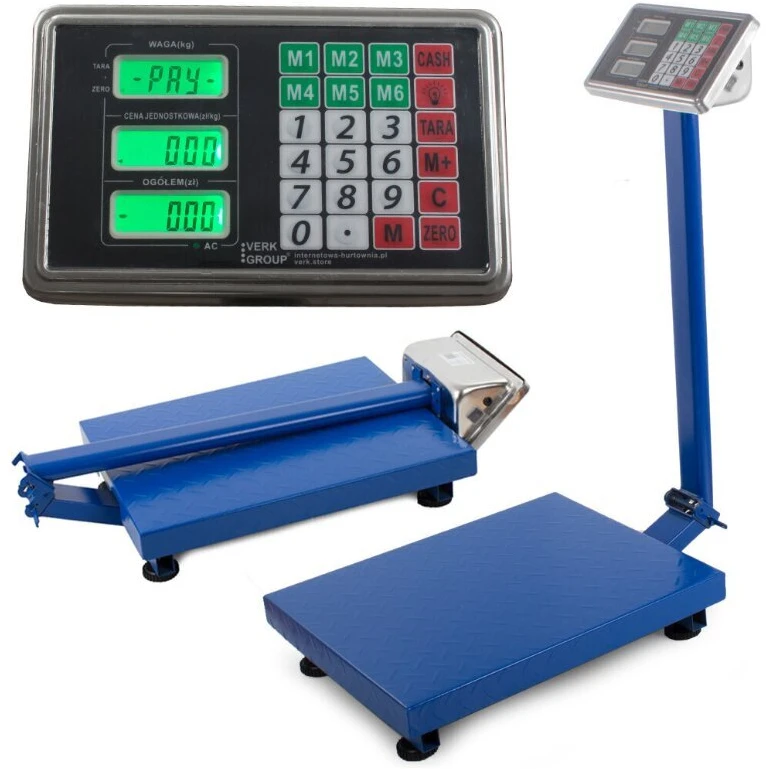 Virtuvinės svarstyklės LCD elektroninės platforminės svarstyklės, 300 kg.
