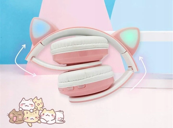 Unit Belaidės Ausinės With Cat Ears