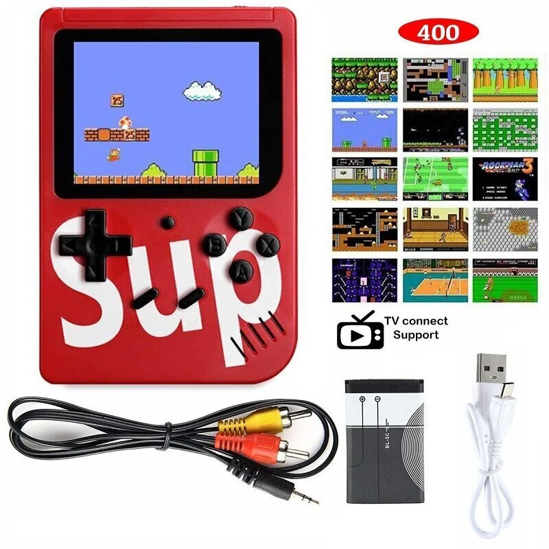 Žaidimų konsolė Hallo Mini Game Box Sup Plus, 400 žaidimų
