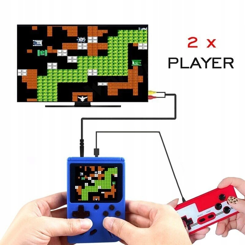 Žaidimų konsolė Retro konsolė GAMEBOY Pegasus Mario Contra Tanks 400 žaidimų