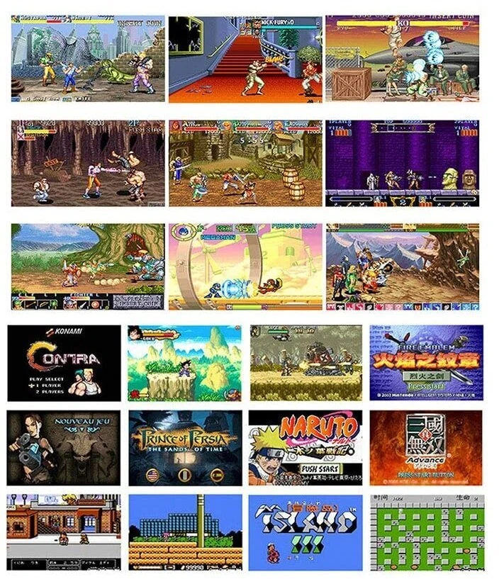Žaidimų konsolė Žaidimų mini rankinė konsolė X12 - 1000 game
