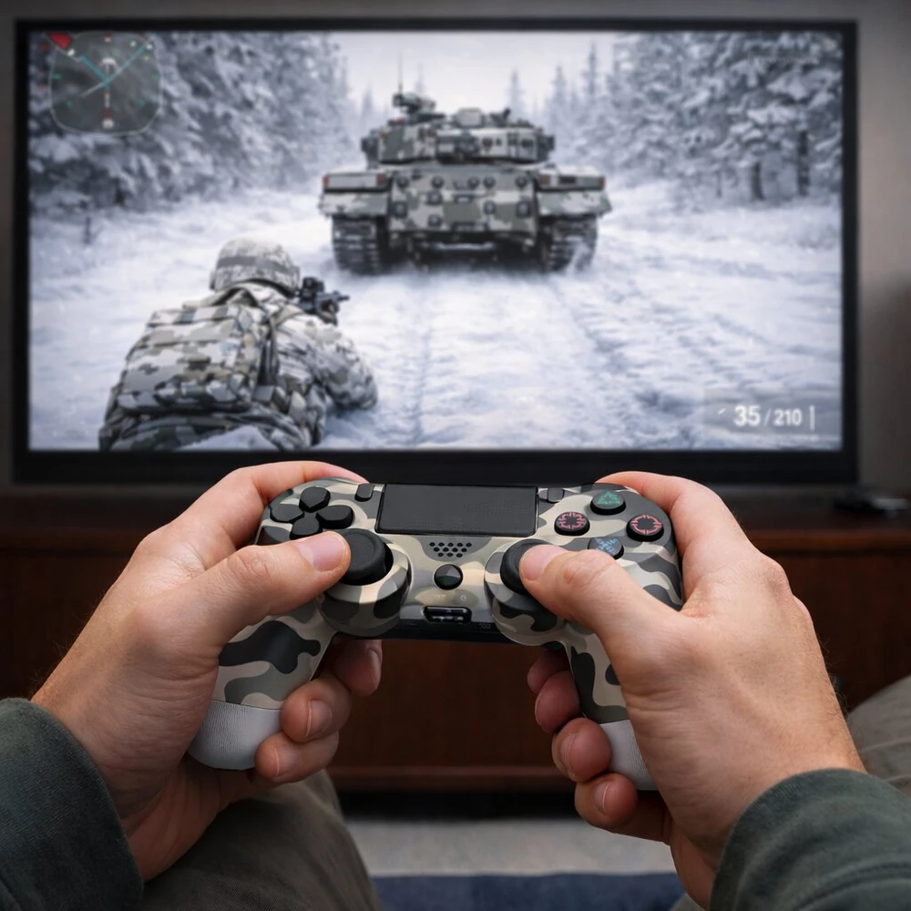 Žaidimų pultelis Belaidis žaidimų pultelis DS4 W ProGrip Cam Gray – tinka PS4, PC, Android ir iOS