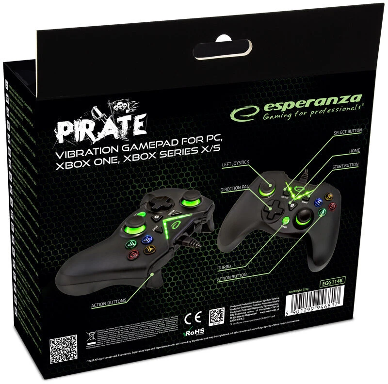 Žaidyb. Vald.Esperanza EGG114K PC/XBOX ONE