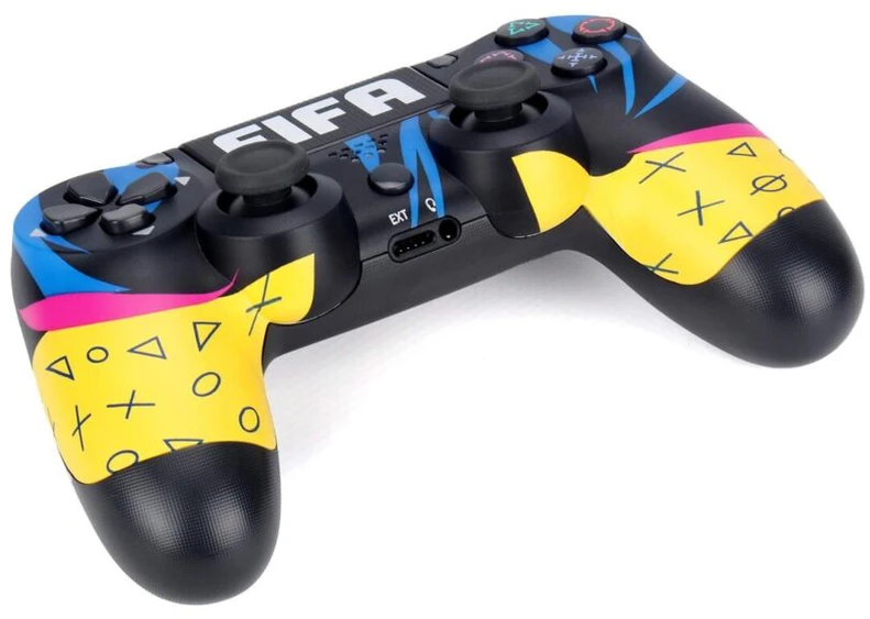 Žaidimų pultelis Games World Doubleshock 4 V2 Fifa Juodas/Geltonas