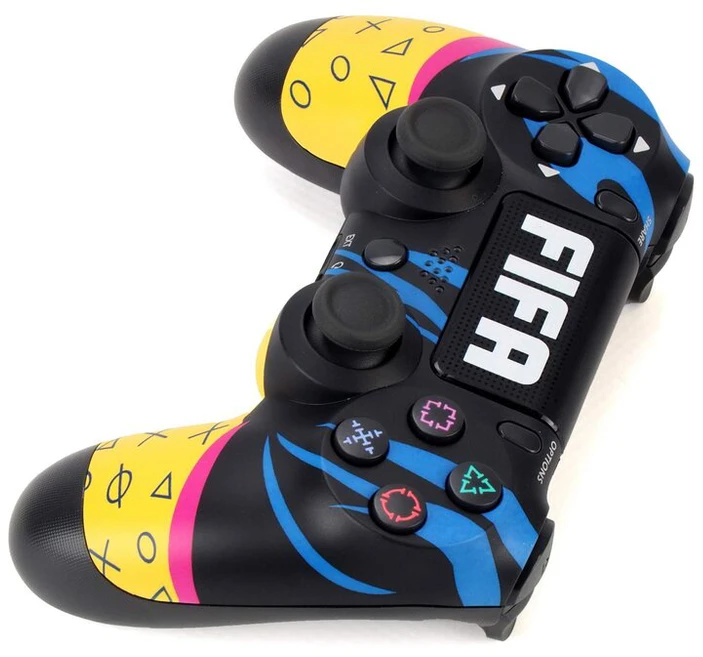 Žaidimų pultelis Games World Doubleshock 4 V2 Fifa Juodas/Geltonas