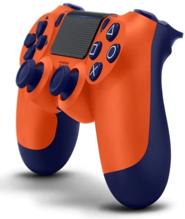 Žaidimų pultelis Games World PS4 Doubleshock 4 V2 bevielis žaidimų pultelis / valdiklis, oranžinis ( Sunset Oranžinis), skirtas PS4 / PS5 / Android / iOS