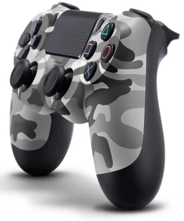 Žaidimų pultelis Games World PS4 Doubleshock 4 V2 bevielis žaidimų pultelis / valdiklis, kamufliažinis pilkas, skirtas PS4 / PS5 / Android / iOS