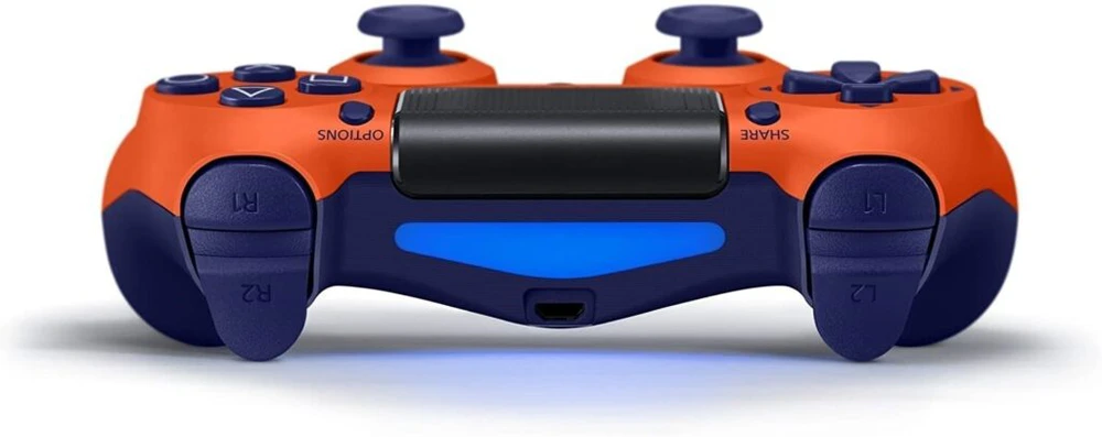 Žaidimų pultelis Games World PS4 Doubleshock 4 V2 bevielis žaidimų pultelis / valdiklis, oranžinis ( Sunset Oranžinis), skirtas PS4 / PS5 / Android / iOS