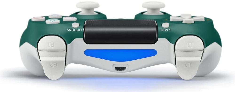 Žaidimų pultelis Games World PS4 Doubleshock 4 V2 bevielis žaidimų pultelis / valdiklis, žalias/baltas ( Alpine žalias), skirtas PS4 / PS5 / Android / iOS