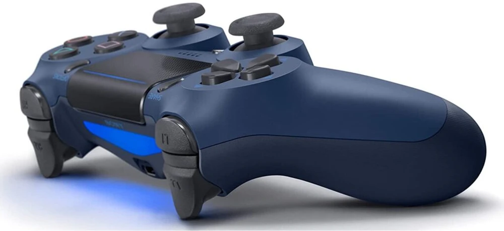 Žaidimų pultelis Games World PS4 Doubleshock 4 V2 bevielis žaidimų pultelis / valdiklis, tamsiai mėlynas (Midnight Mėlyna), skirtas PS4 / PS5 / Android / iOS