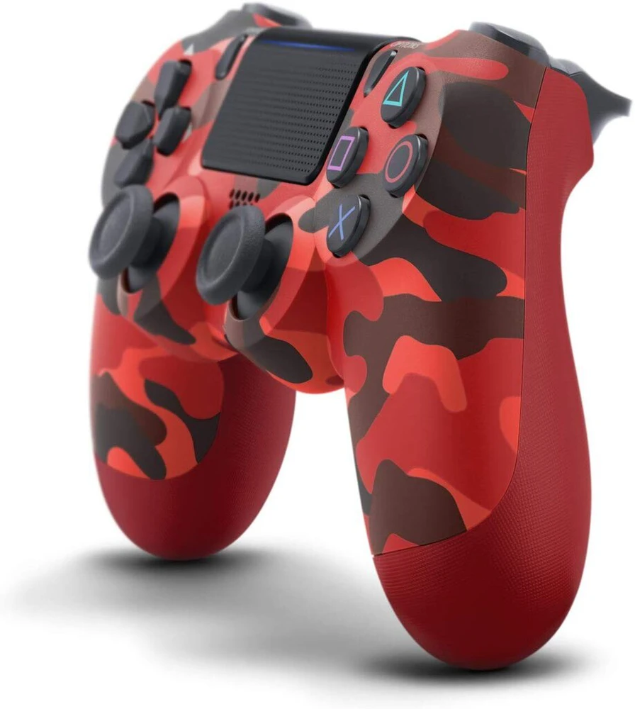 Žaidimų pultelis Games World PS4 Doubleshock 4 V2 bevielis žaidimų pultelis / valdiklis, kamufliažinis raudonas, skirtas PS4 / PS5 / Android / iOS