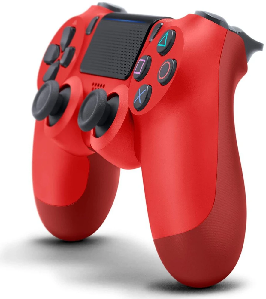 Žaidimų pultelis Games World PS4 Doubleshock 4 V2 bevielis žaidimų pultelis / valdiklis, raudonas, skirtas PS4 / PS5 / Android / iOS