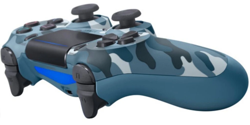 Žaidimų pultelis Games World PS4 Doubleshock 4 V2 bevielis žaidimų pultelis / valdiklis, kamufliažinis mėlynas, skirtas PS4 / PS5 / Android / iOS