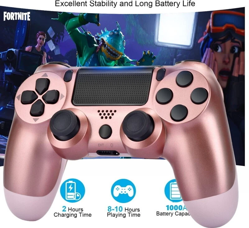 Žaidimų pultelis Riff RI-GAME-PS4/GORO, spalva: rožinė