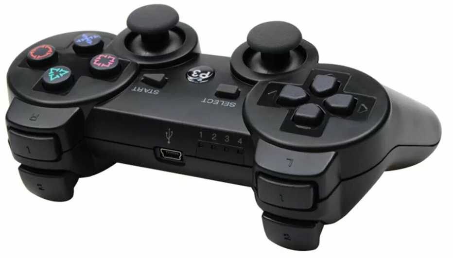 Žaidimų pultelis Žaidimų pultelis Games World PS3 Doubleshock 3 bevielis žaidimų pultelis / valdiklis, juodas, skirtas PS3