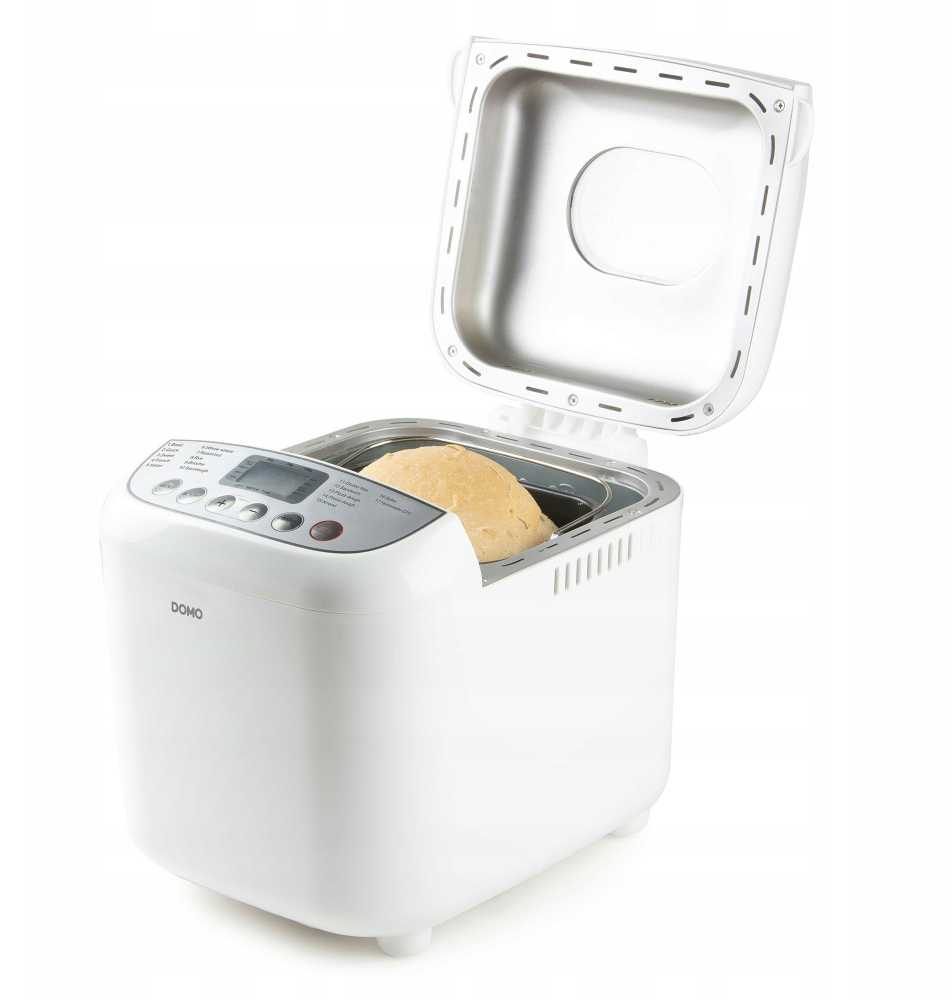 Duonkepė Domo B3976 Duonos kepimo mašina, 600 W, balta, 541D499