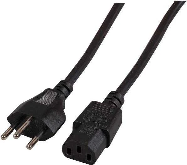 EFB EFB Elektronik EK537.2V3 kabelis zasilające Juodas 2 m T12 C13 panel