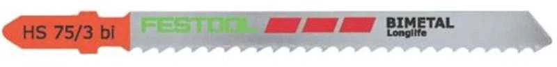 Pjūkleliai siaurapjūkliui Festool; 75 mm; 3 mm; 5 vnt.