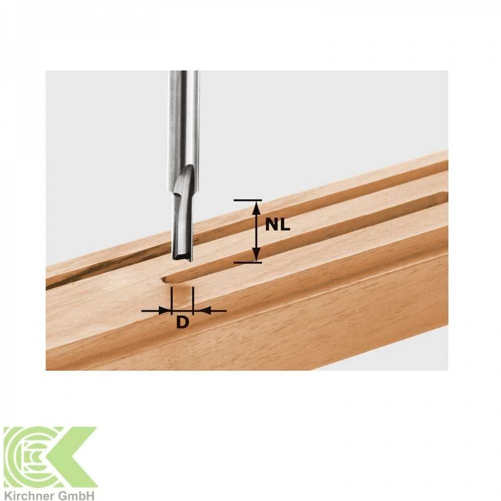 Ištisinio kietlydinio griovelių freza Festool; 10/45 mm
