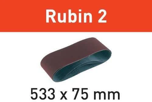 Festool Šlif. juosta juostiniam šlifuokliui; Rubin2; 75x533 mm; P40; 10vnt