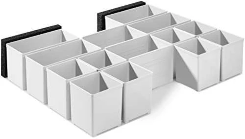 FESTOOL Set 17 plastikas containers 60x60/120x71 3xFT