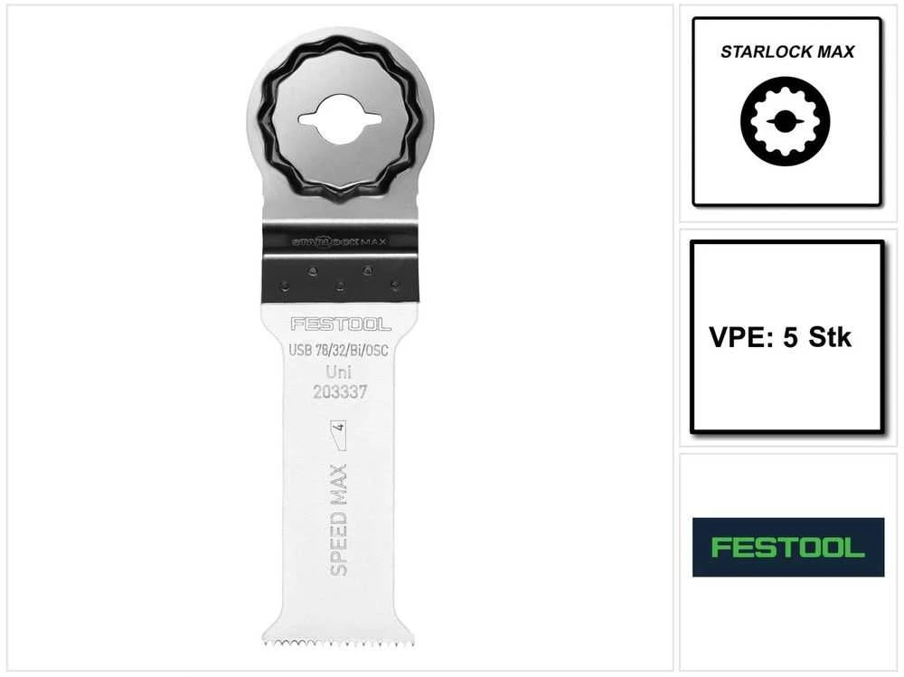 Įpjaunamasis pjūklelis Festool USB 78/32/Bi/OSC/5