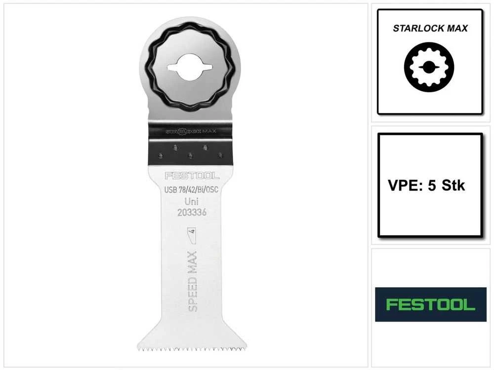 Įpjaunamasis pjūklelis Festool USB 78/42/Bi/OSC/5